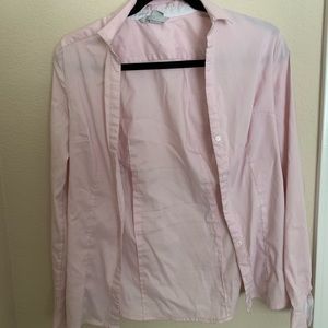 Pale pink professional button-up